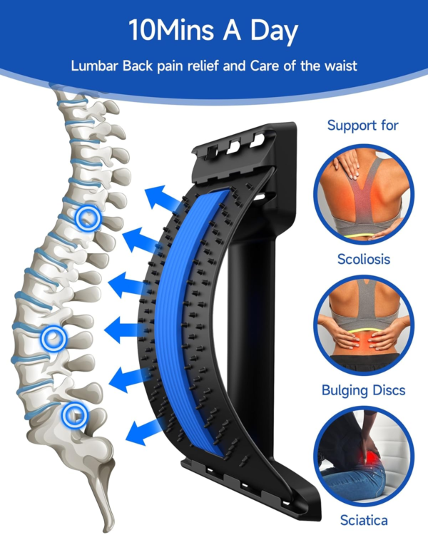 Estirador de espalda, lumbar, columna - Imagen 2